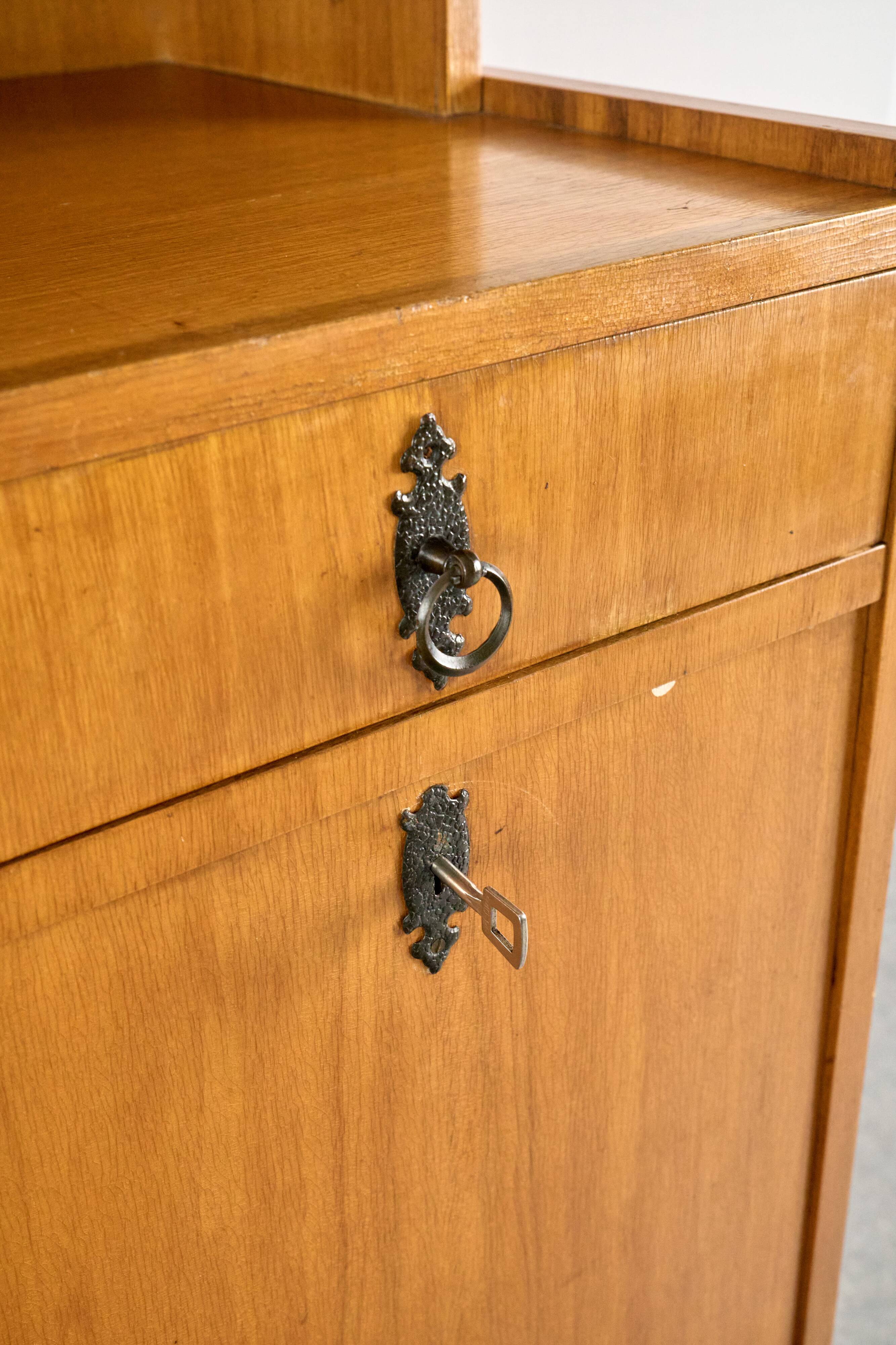 Midcentury Wooden Sideboard, Sześciolatka, Poland, 1969