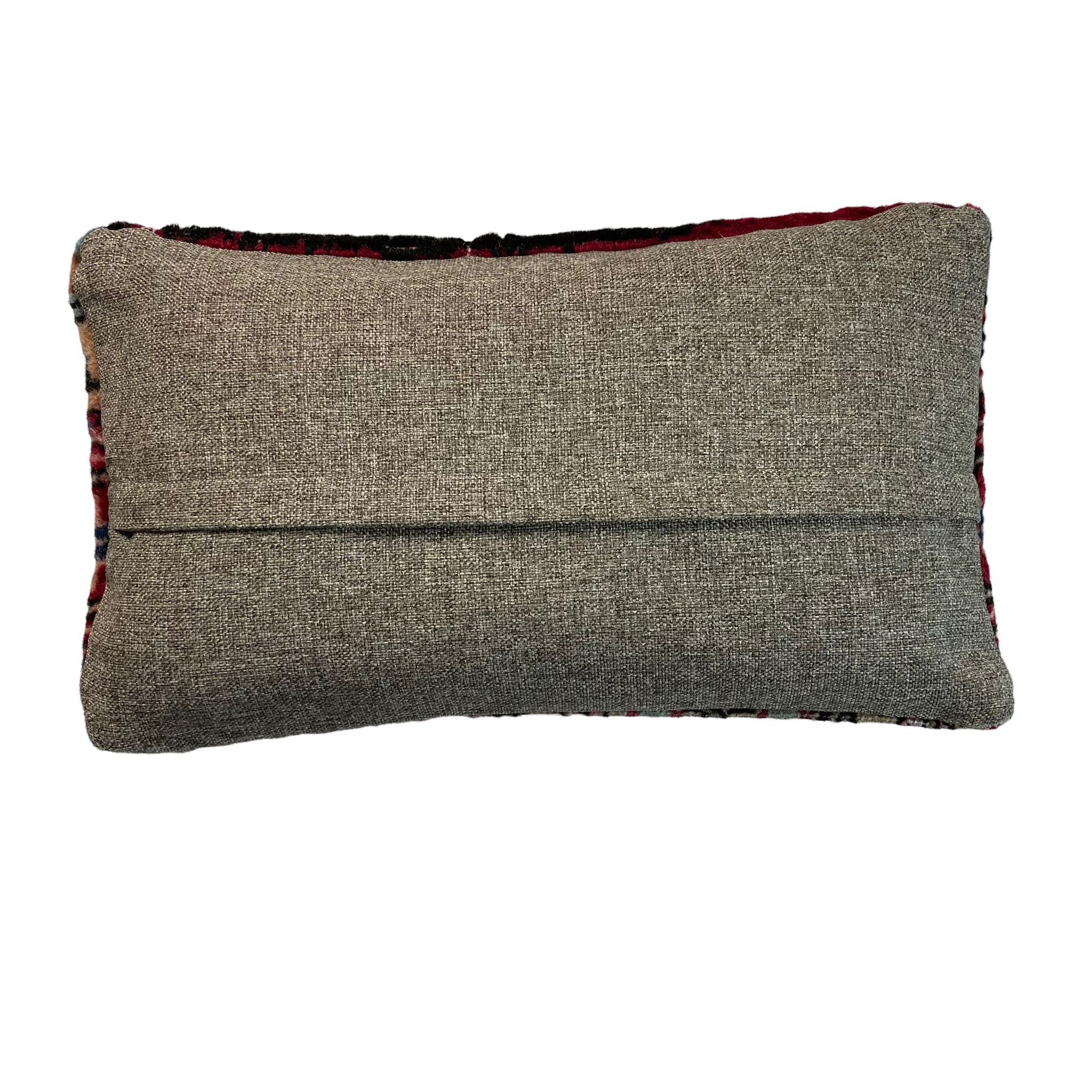 Housse de coussin de tapis turc vintage 30 x 50 cm