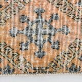 7x10 Pumpink Orange & Black Persian Rug, 208x316Cm