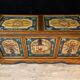 Tyrolean Wedding Chest Painted and Dated 1855