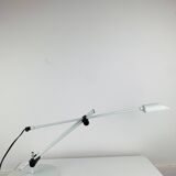 Veneta Lumi articulated desk lamp, white metal, 1980s