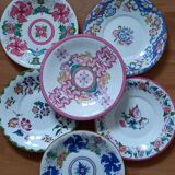 6 dessert plates English porcelain