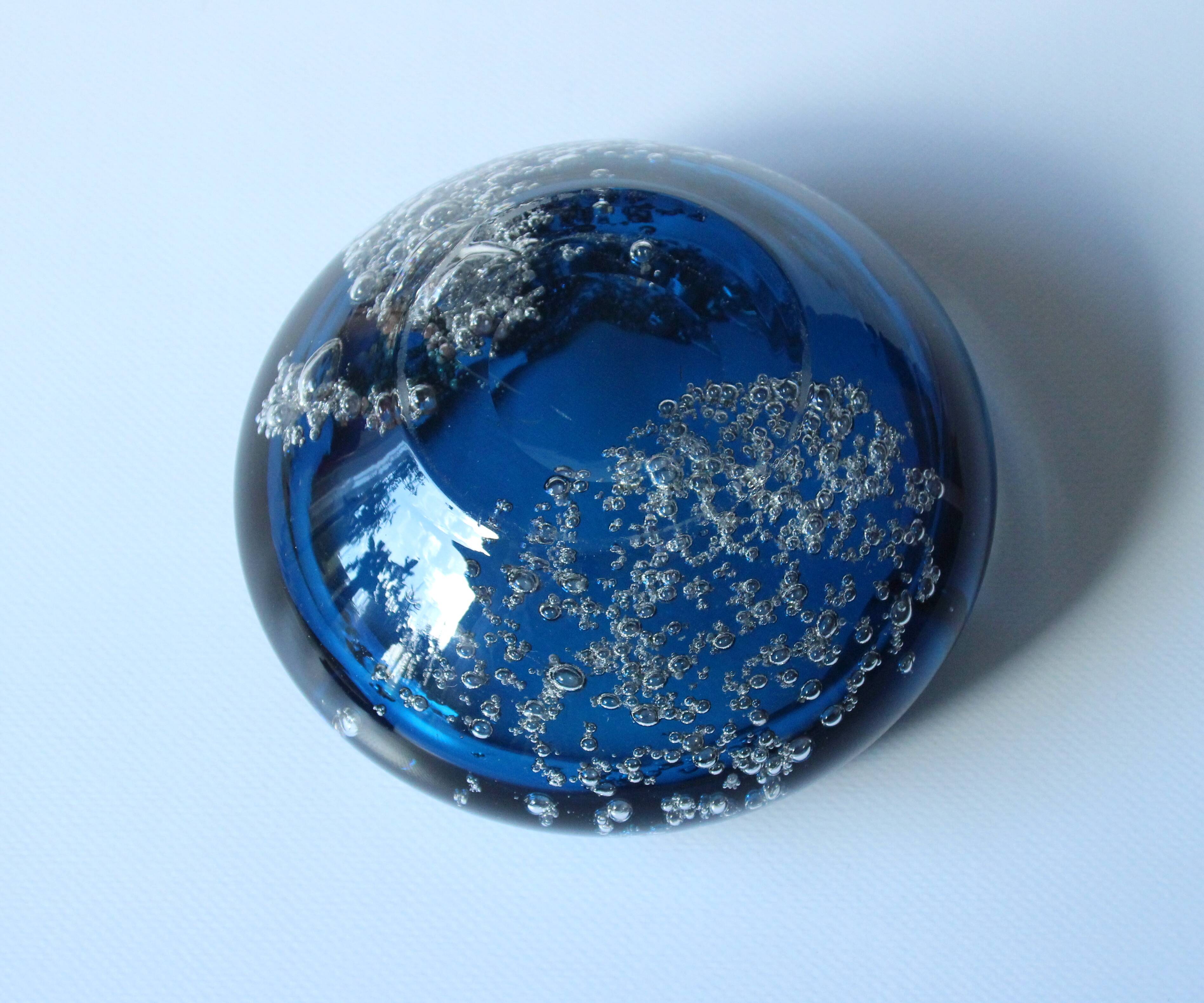 Cendrier en verre de Murano des années 70