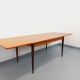 Table à manger rectangulaire style scandinave vintage des années 50 60 teck