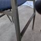 Set of 4 Vintage Stol Kamnik School Chairs Blue Upholstered Retro Dining Ch