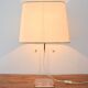 Table lamp » Crystal » David Lange vintage 1970s