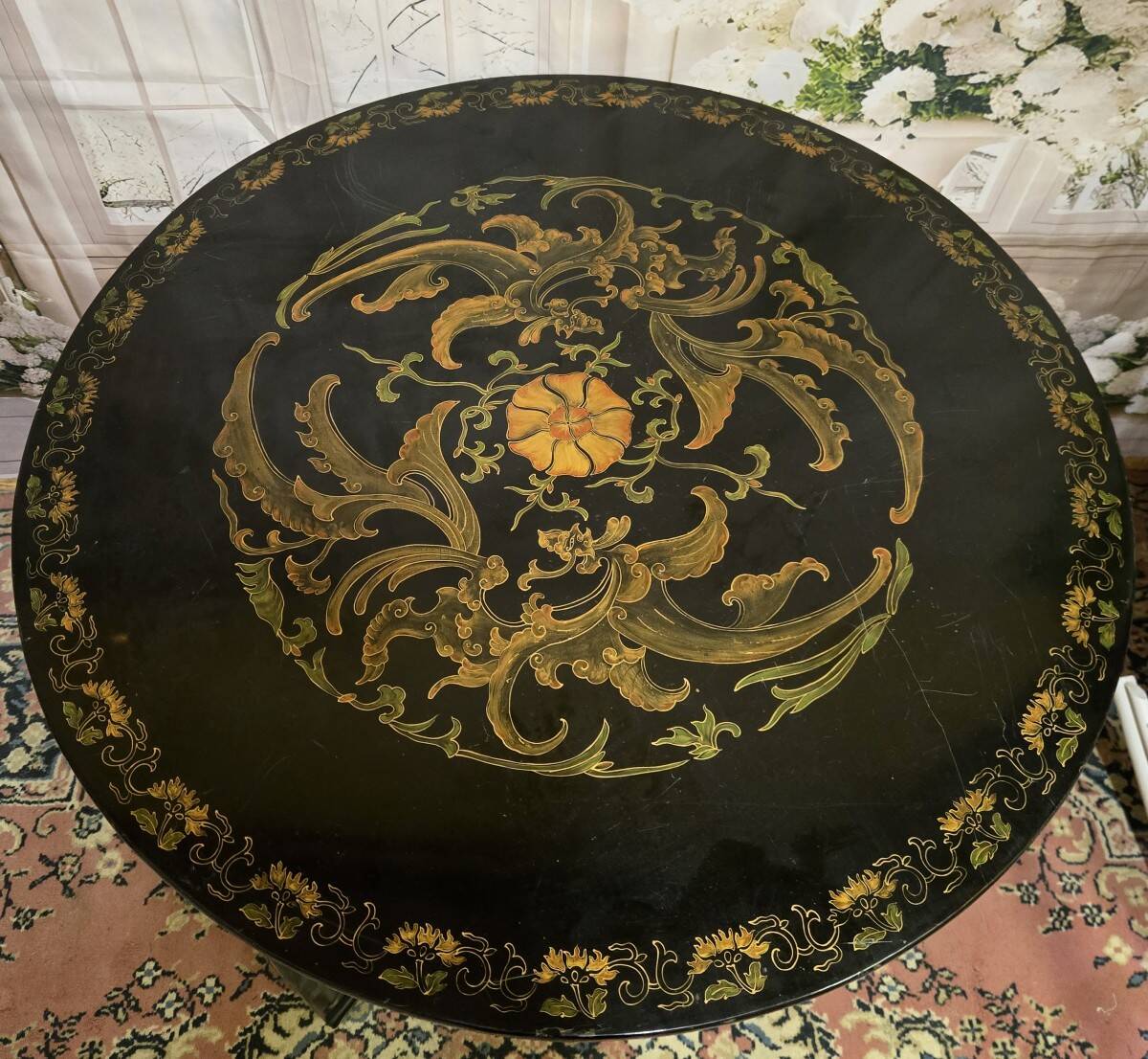 Asia 20th century: lacquer side table