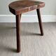 Tabouret tripode bois