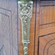 Bedside table top marble foot hoof and bronze decoration H 83 cm