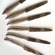 6 Art Deco Dessert Knives