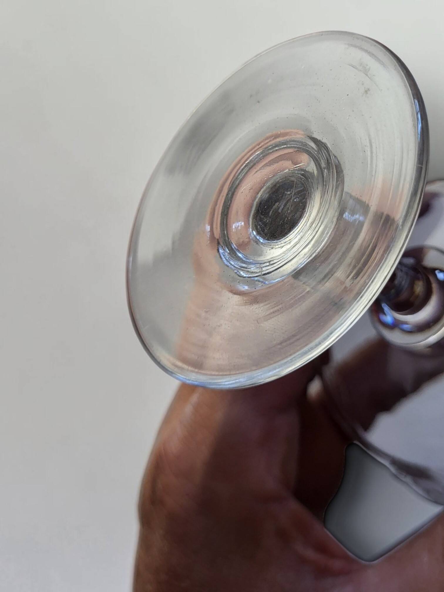 6 coupes à champagne en cristal