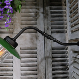 Gooseneck wall lamp