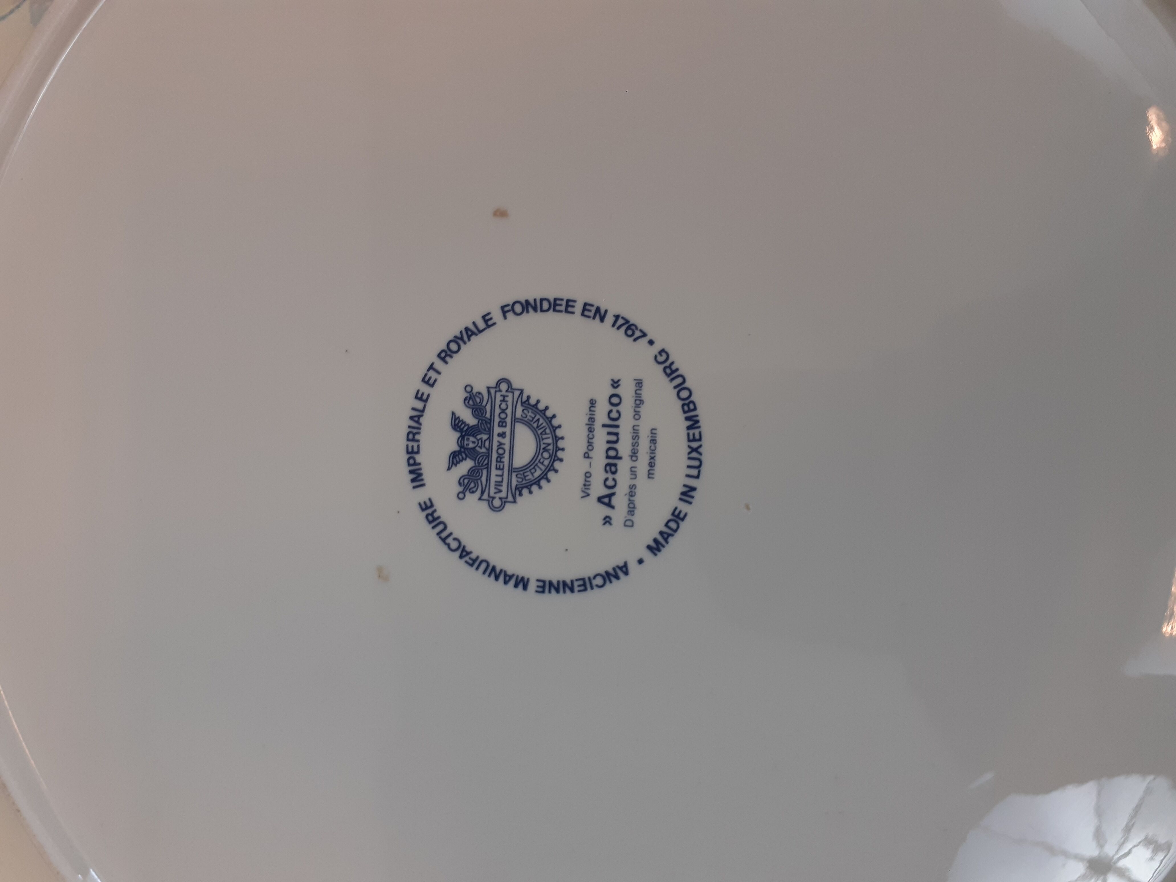 Round dish acapulco villeroy and boch v