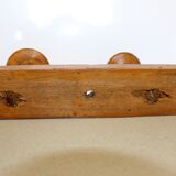 Wooden coat rack 5 hooks early twentieth