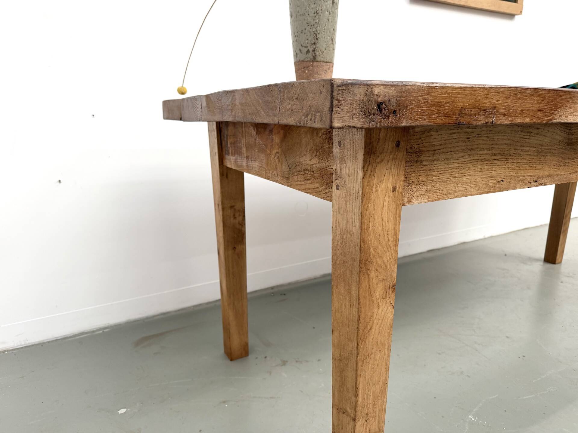 Table en chêne massif – années 50