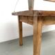 Table en chêne massif – années 50