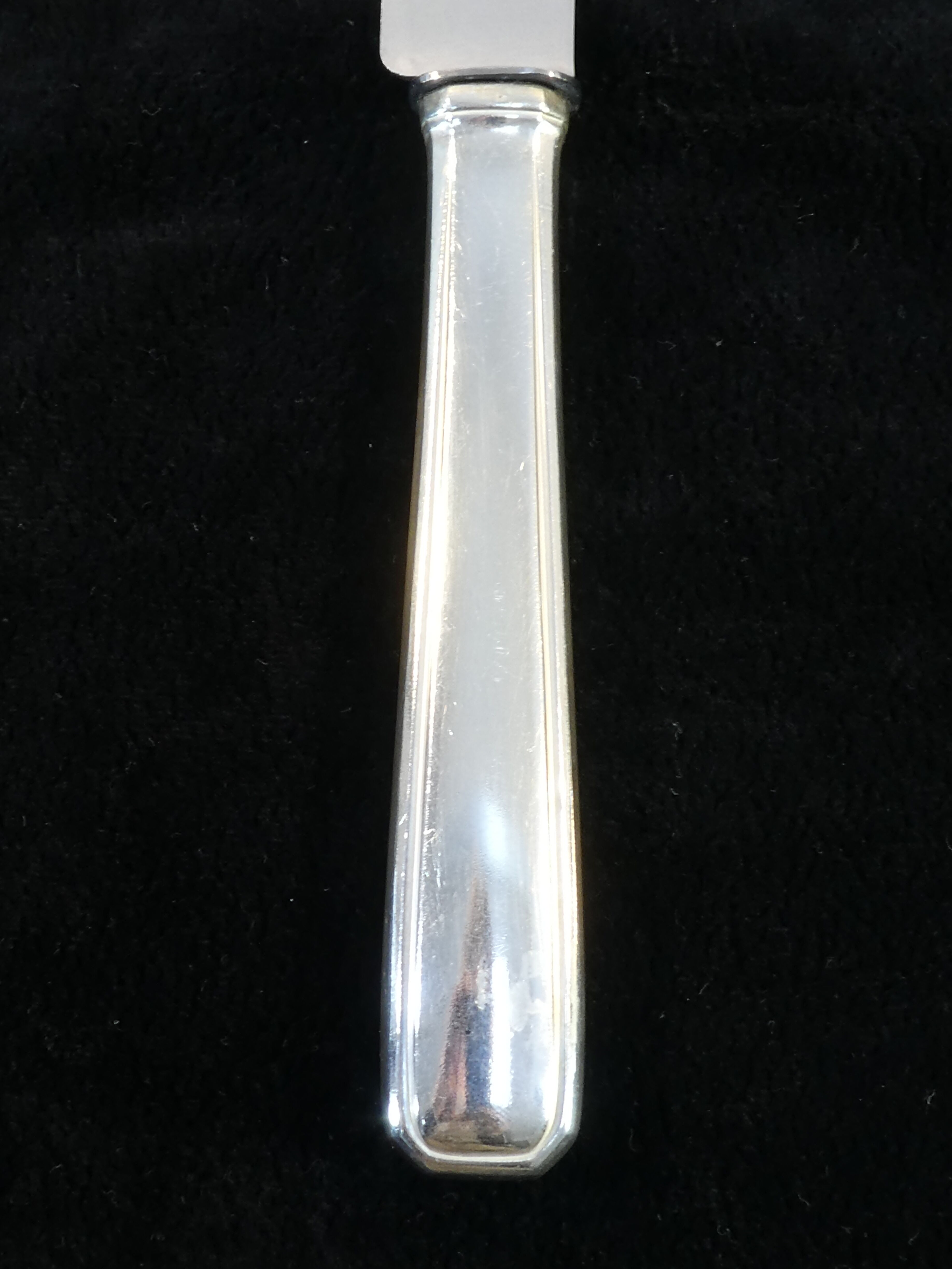 Box 24 knives boulenger in silver metal model suzy