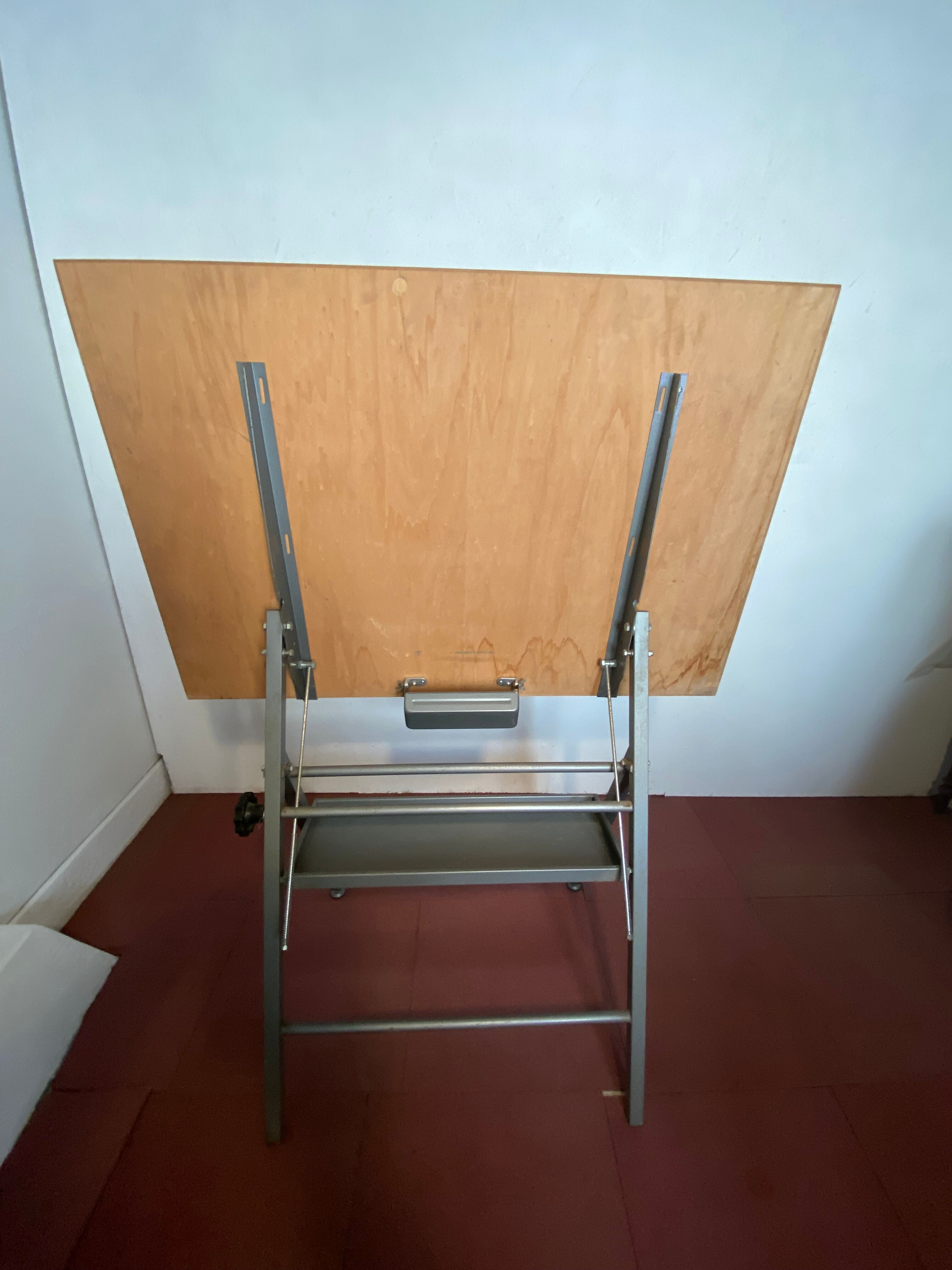 Architect table or industrial design brand BIEFFE vintage 1950/1960