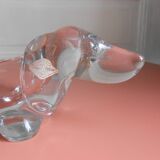 Dachshund crystal pocket tray Art Vannes