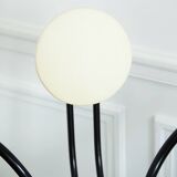 MEMPHIS style white leather chair