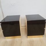 Laquered bedsides Éric Maville