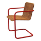 Chaise cantilever rotin métal