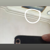 Octagonal mirror 78x58cm