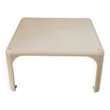 DEMETRIO 45 white coffee table design Vico Magistretti by Artemide Italy 1960