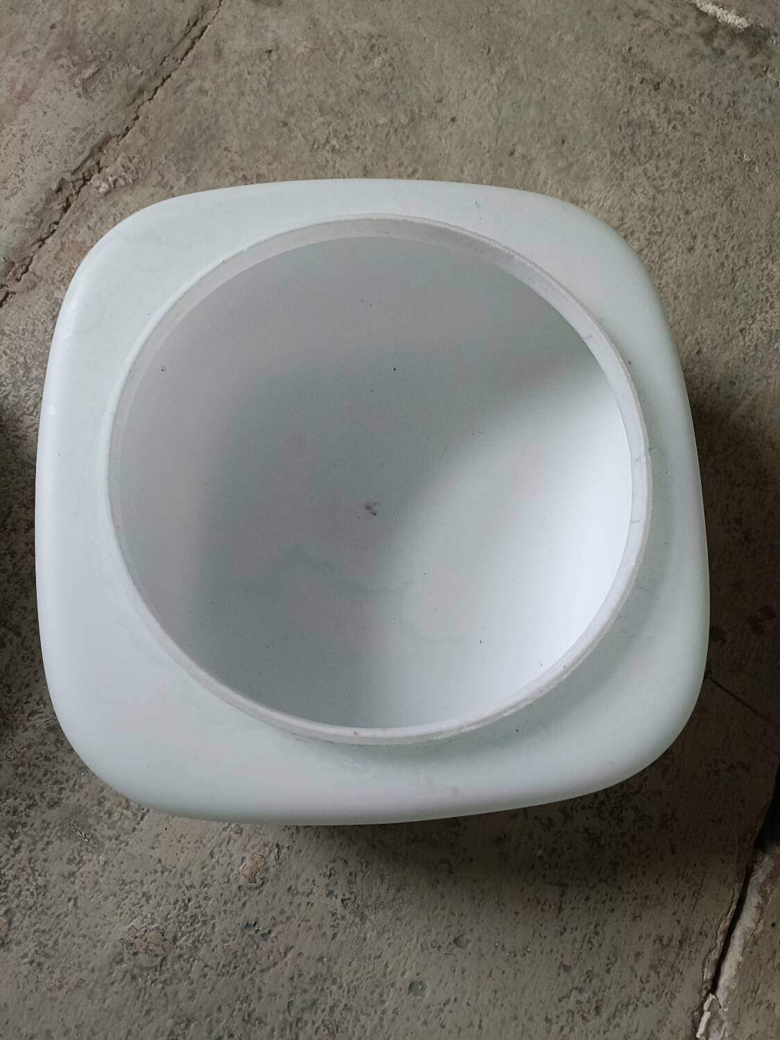 Vintage wall lamp, ceiling light in opaline glass