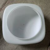 Vintage wall lamp, ceiling light in opaline glass