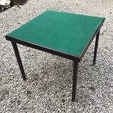 Folding bridge table