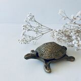 Brass turtle ashtray