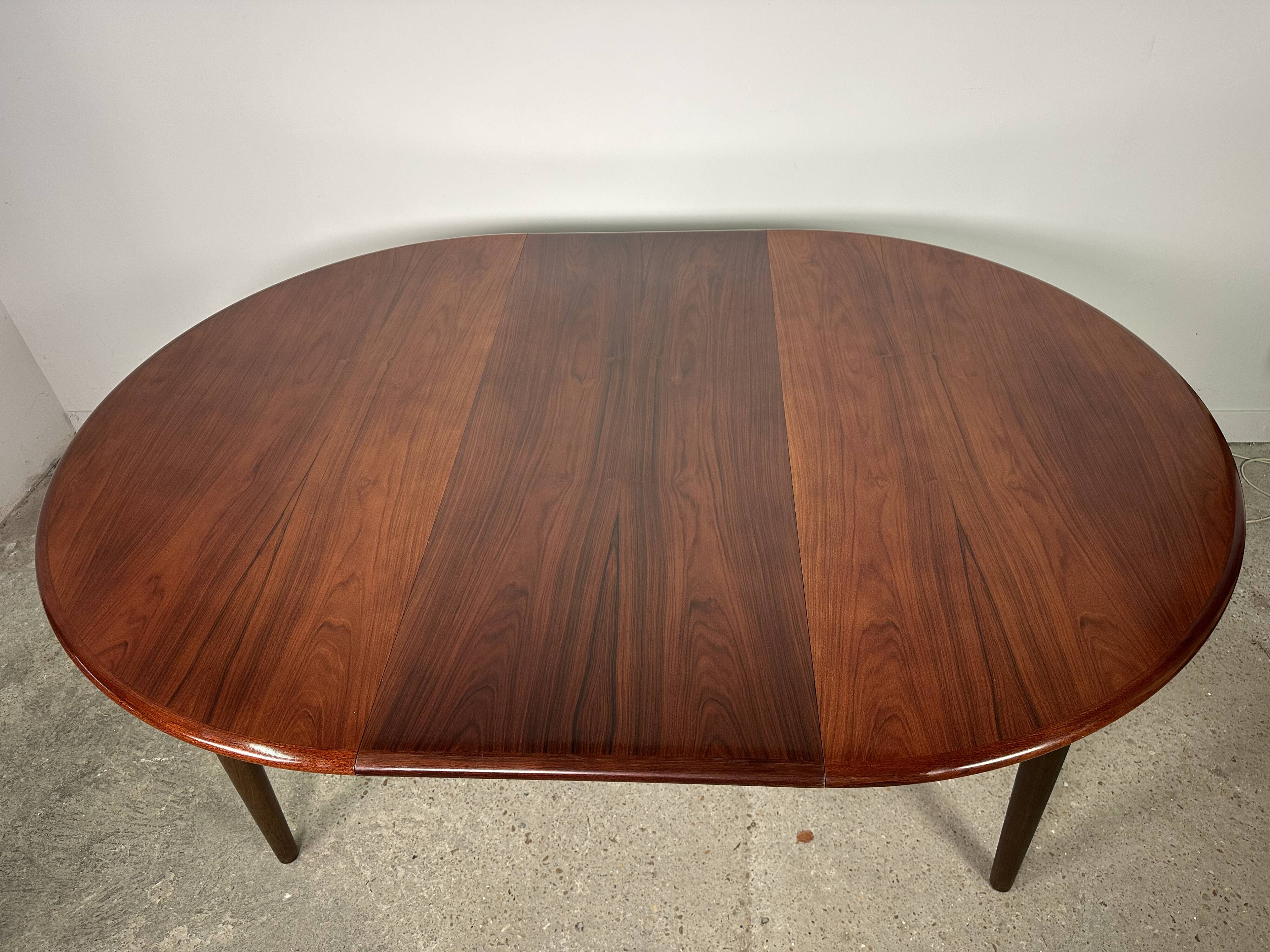 Table scandinave en palissandre de Rio de Gudme Möbelfabrik 1960