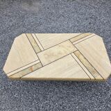 Travertine coffee table from the 70s/80s.