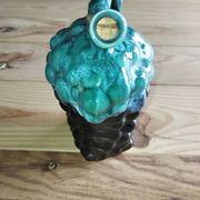Vintage Vallauris jug in ceramic barbotine with grape decoration – 1950s
