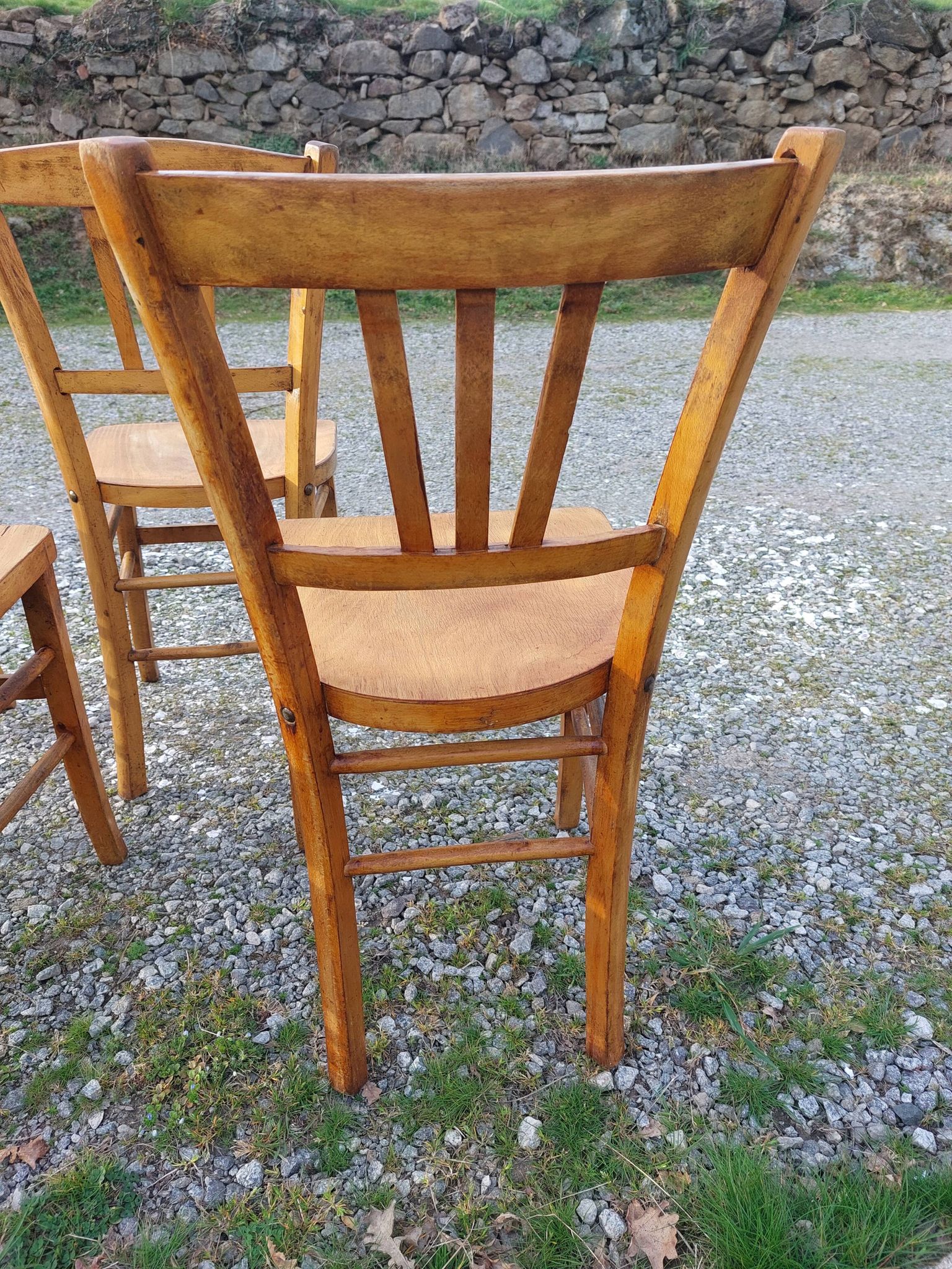 5 bistro chairs, brand Luterma France