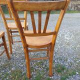 5 bistro chairs, brand Luterma France