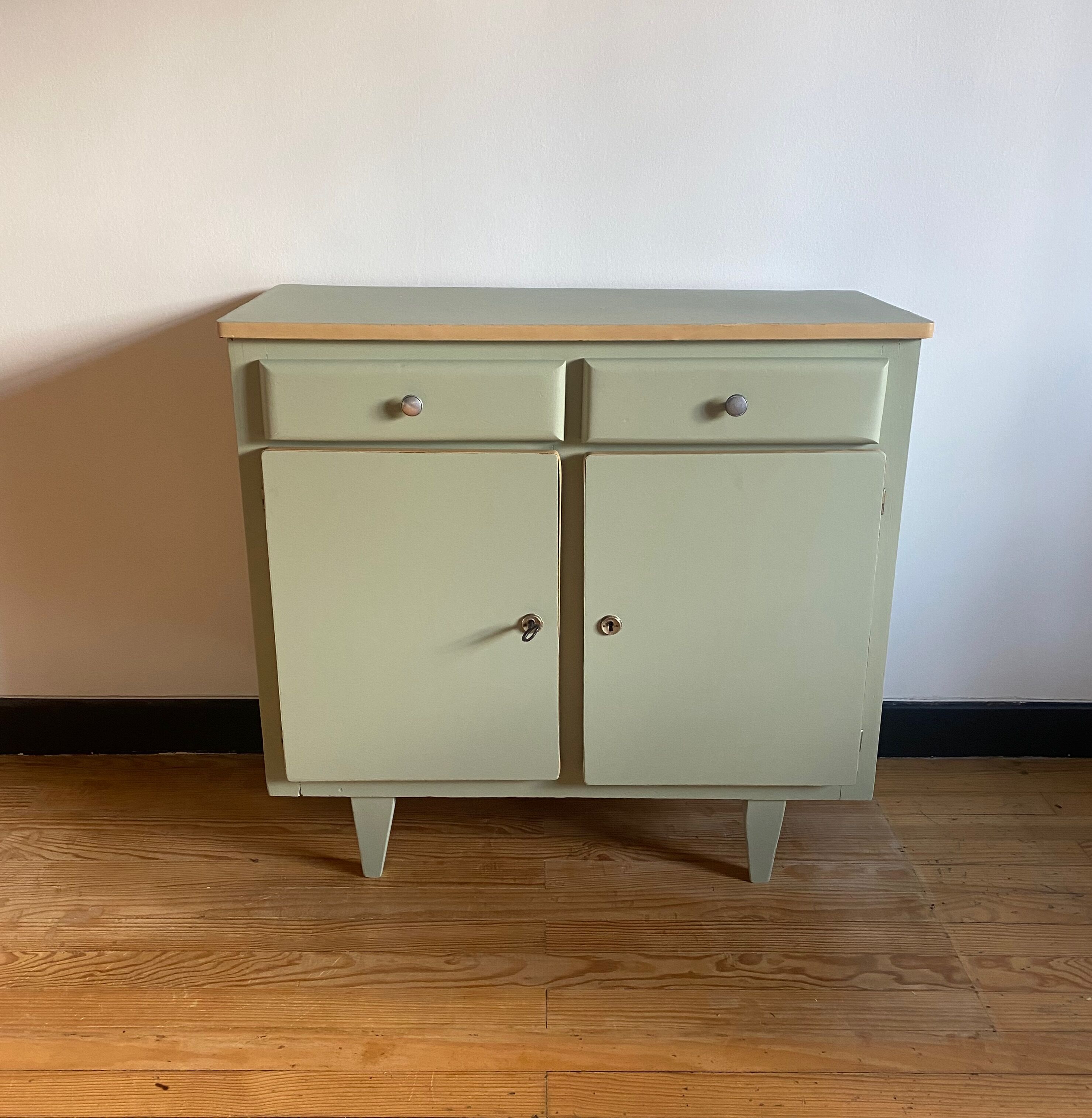 Vintage khaki buffet