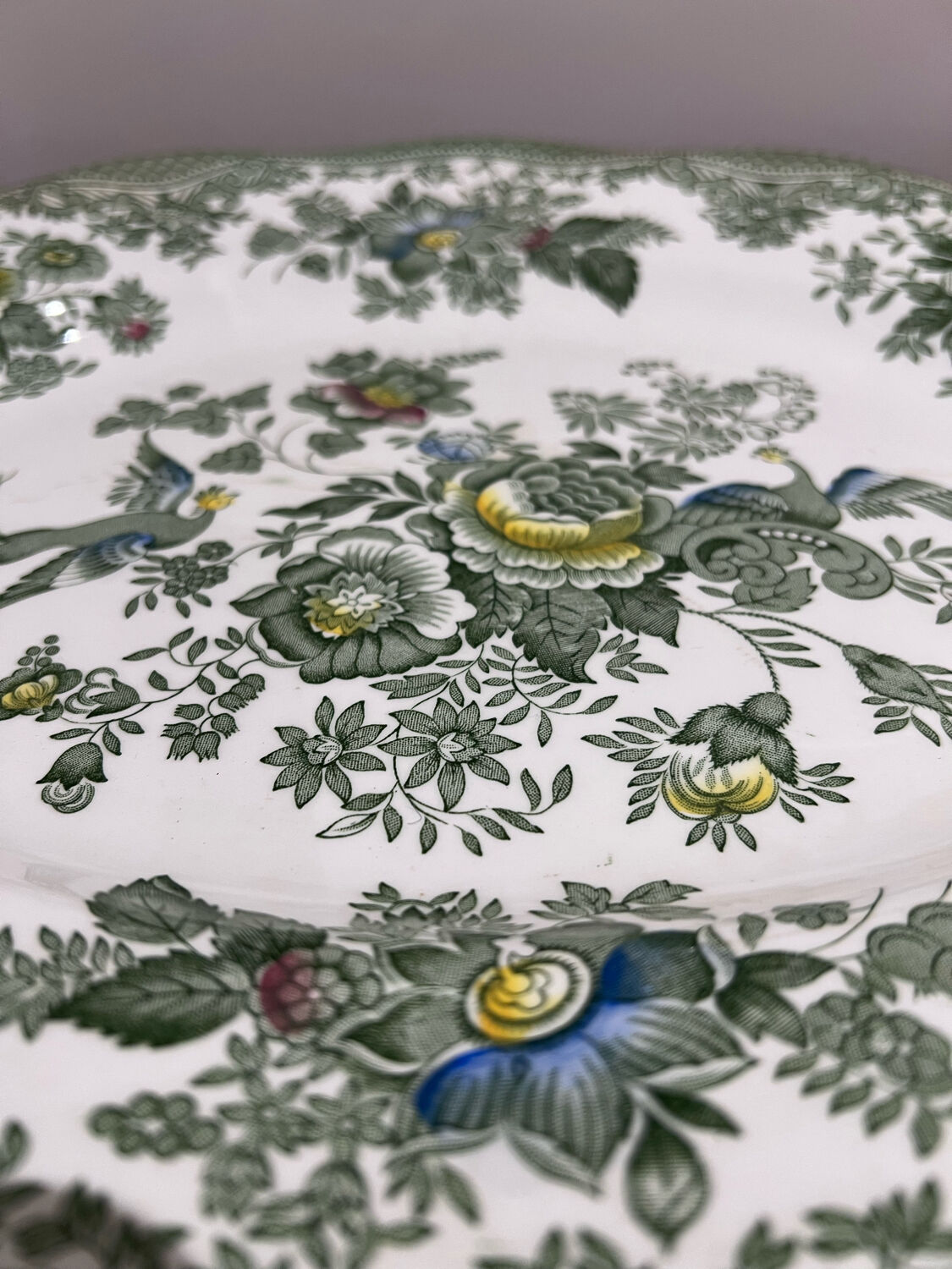 English porcelain dish