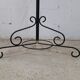 vintage black coat rack with 'golden' accent