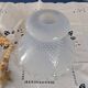Vintage worked glass lampshade