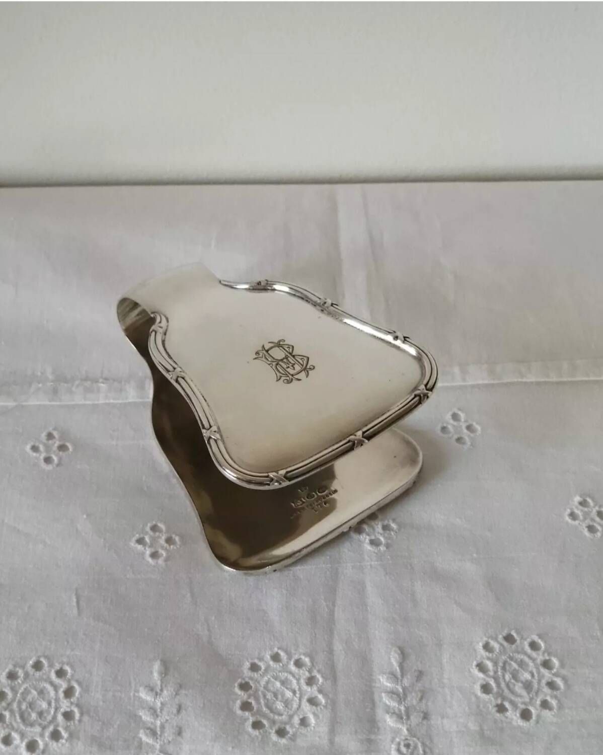 Kirby beard & co silver metal asparagus tongs