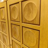 Vintage xxl brutalist highboard, 1970s