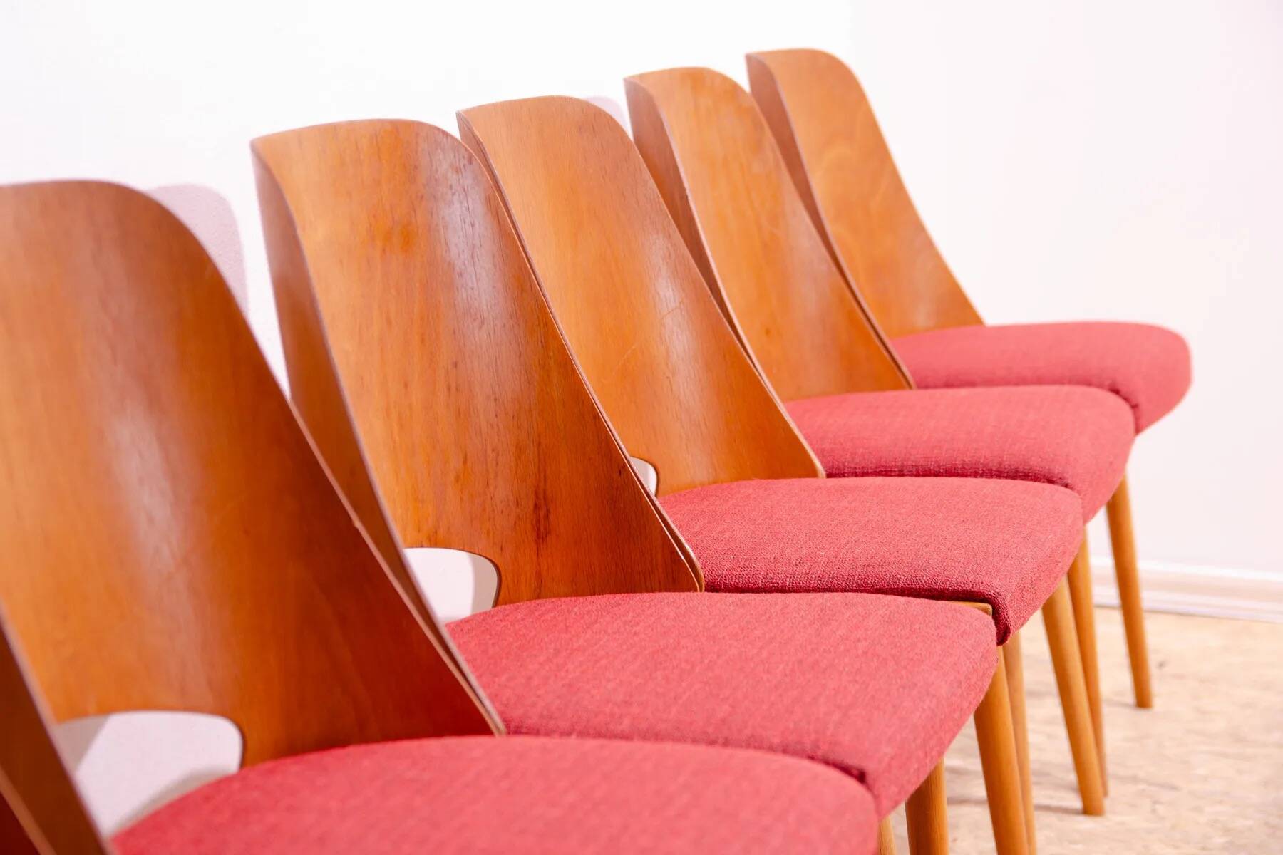 Mid Century dining chairs by Radomír Hofman, 1960´s, set of 6