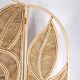Three-panel rattan screen