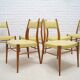 Mid-century Austrian dining chairs, 1950s, set of 6