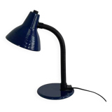Blue industrial desk lamp
