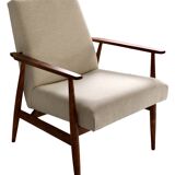 Mid-century beige armchairs by Henryk Lis, 1960s, set of 2