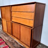Library cabinet showcase modular shelf Oscar by Didier ROZAFFY