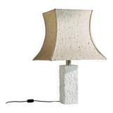 Lampe de table brutaliste en béton